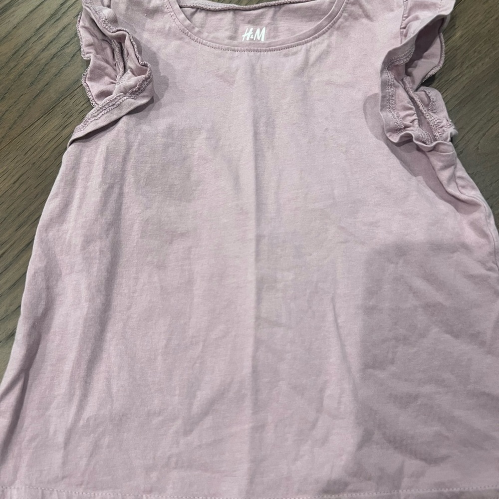 H&M Ruffle Tank Top Girls 3/4T